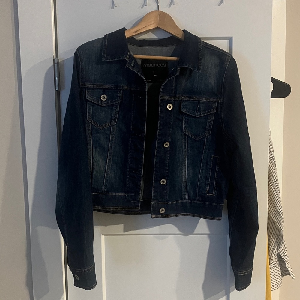 Maurices Deep Blue Denim Jacket